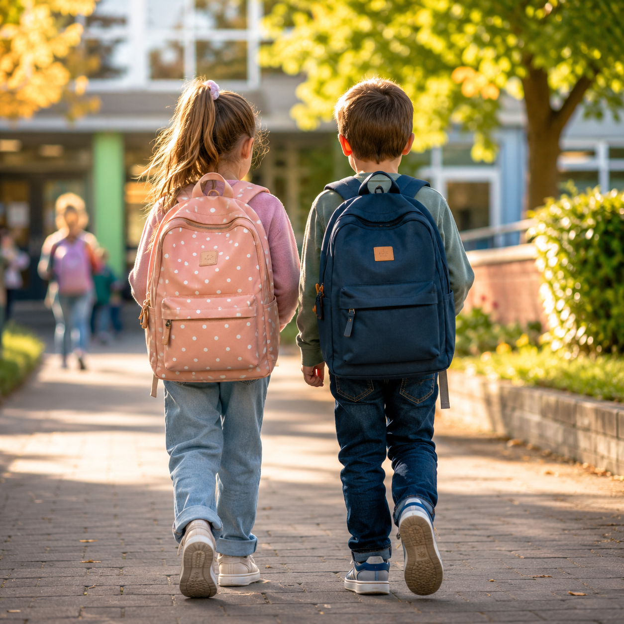 Goedgeluimd terug naar school