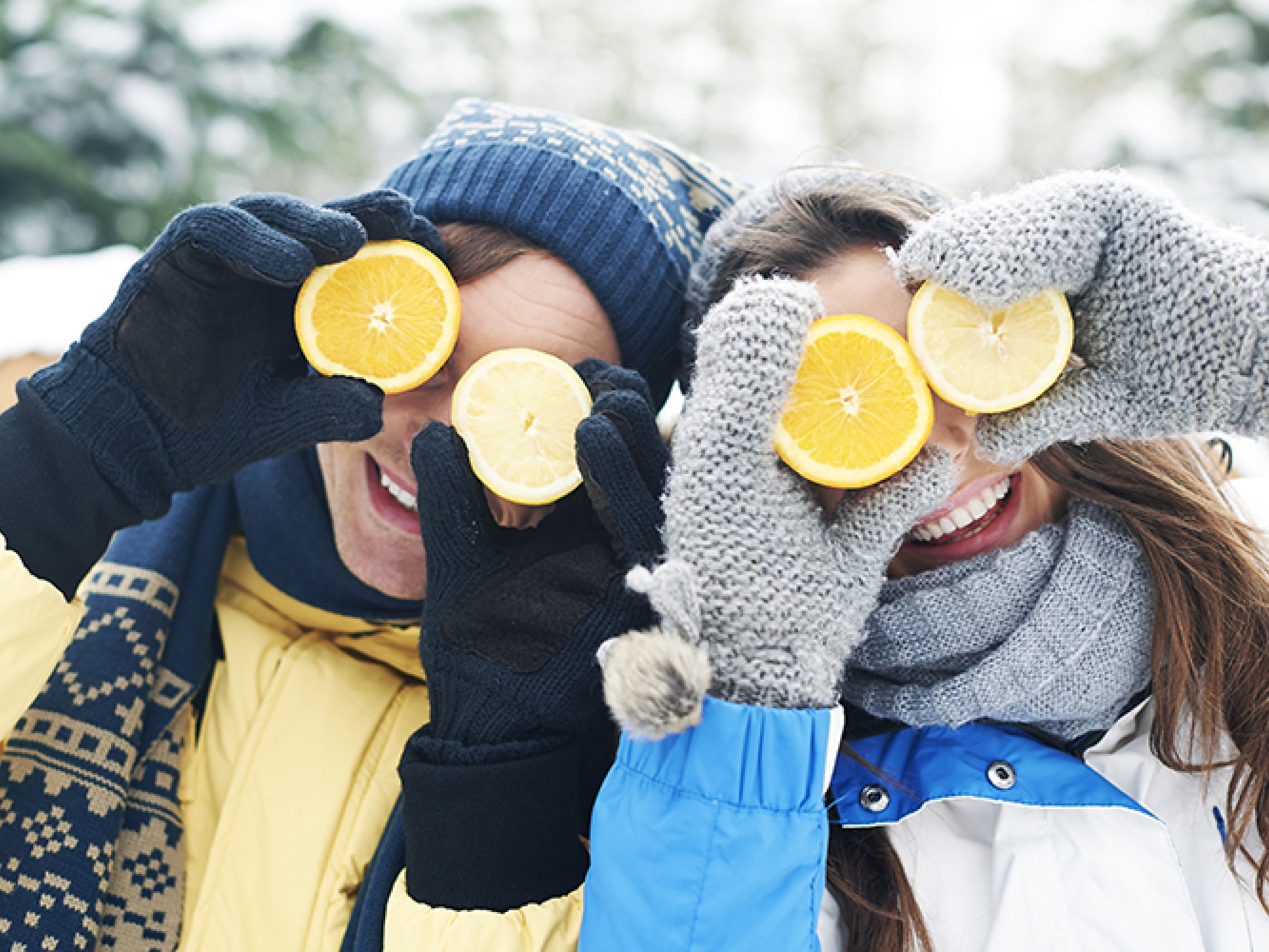 Gezond de winter in met vitamines